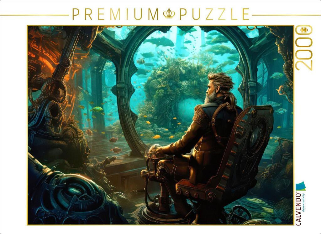 CALVENDO Puzzle Kapitän Nemo | 2000 Teile Lege-Größe 90x67cm Foto-Puzzle für glückliche Stunden