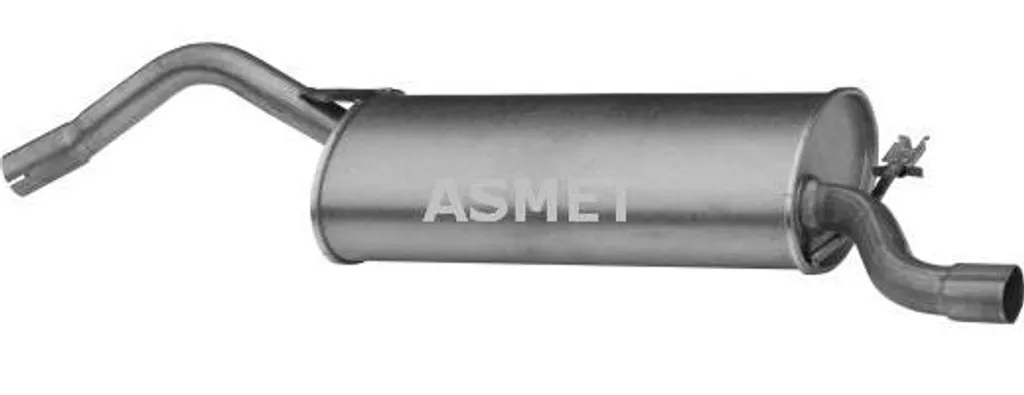 Silencieux arrière haute durabilité ASMET 21007 - Équivalent 007590659