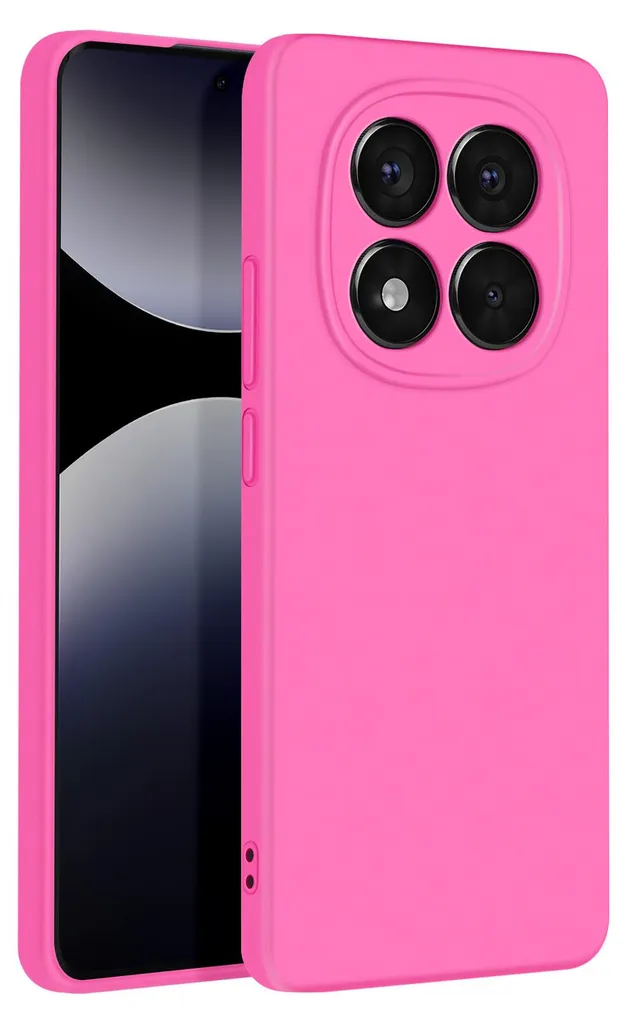 Custodia Soft-Touch Redmi Note 14 Pro Plus Avizar - Rosso Fucsia Chic