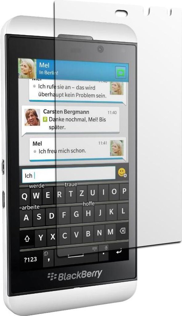 4er-Pack PhoneNatic Displayschutzfolien klar kompatibel mit BlackBerry Z10