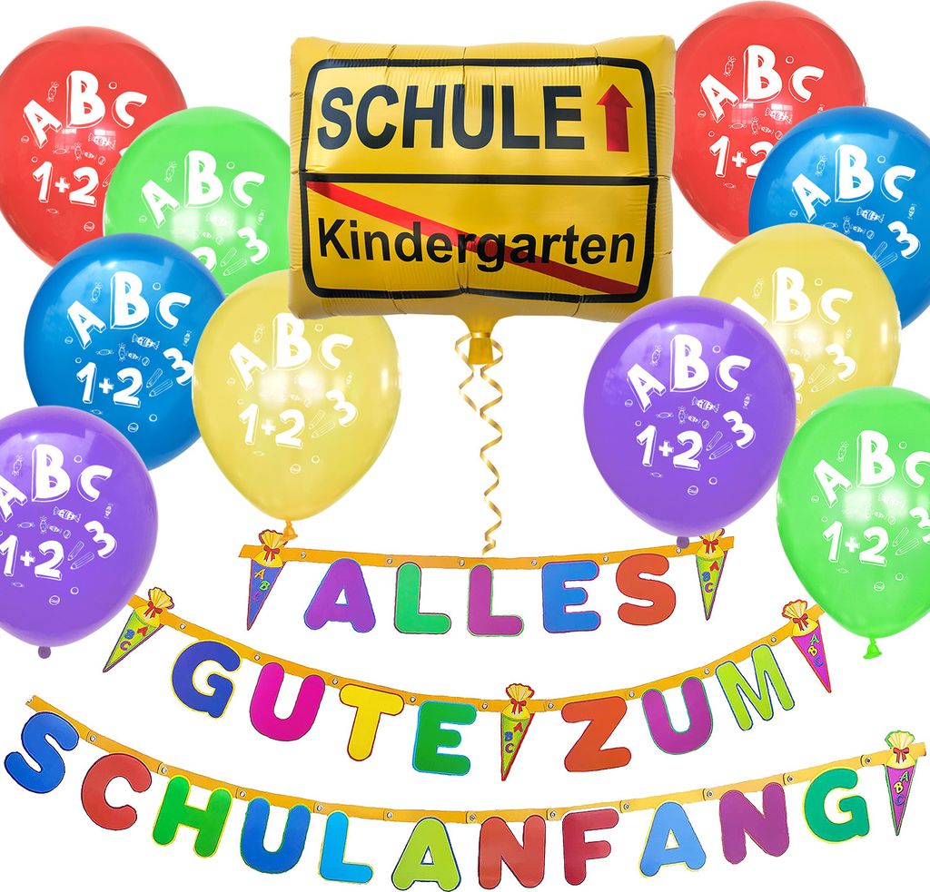 Oblique Unique Schuleinführung Schulanfang Einschulung Deko Produktbild 