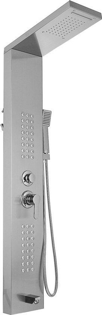 Regendouche-Set Zilver Polijstbaar - Completes Duschsystem - Massage-Dusche - Duschkop und Armatur - Badkammer-Wasserkop - Wasserfall-Duschkop - 1 ...