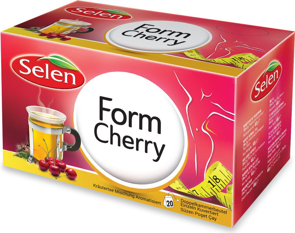 SELEN Form Kirsche Kräuterteemischung Produktbild 