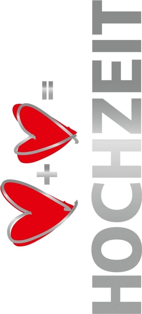 Artebene Karte Präge-Hochzeit-Herzen