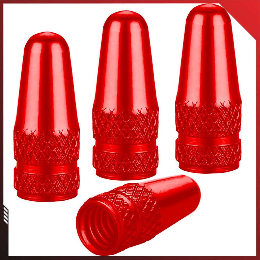 Fahrrad Ventilkappen Dunlop / Presta Aluminium 4 Stück; Produktbild 