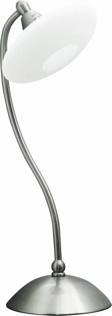 Lampe de table argentée Candellux ELISA 41-06045 moderne et élégante