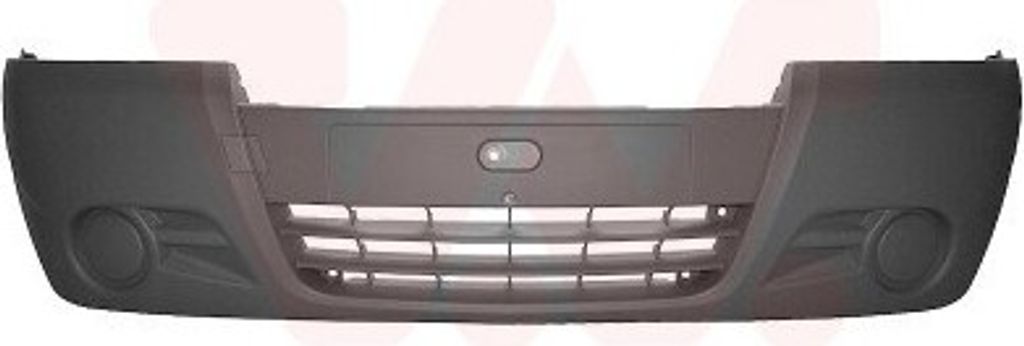 VAN WEZEL Stoßstange Stoßfänger für OPEL Vivaro A Kastenwagen (X83) Grau 3795570