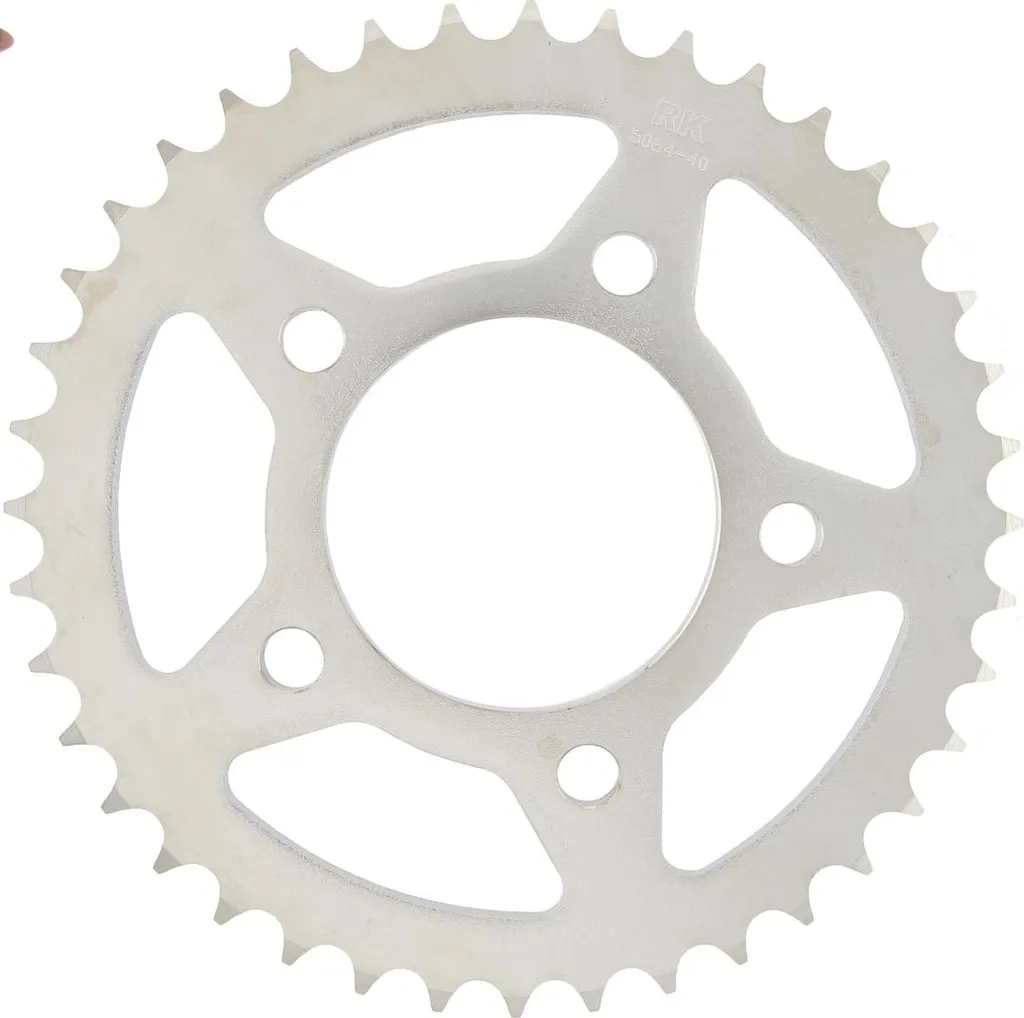 Pignon RK 5064 44 dents en acier argenté renforcé pour chaîne 525