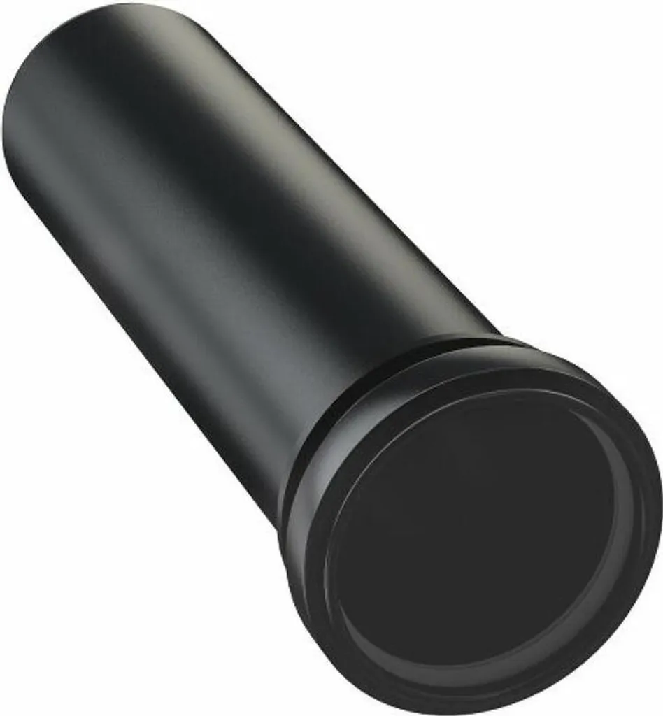 Attacco WC per Sospesi Ø 90 mm L 350 mm | Manicotto Allacciamento Nero