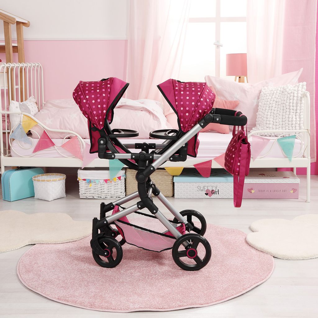 Bayer Design 26267AA Puppenwagen Twin Neo mit Tasche, Produktbild 3