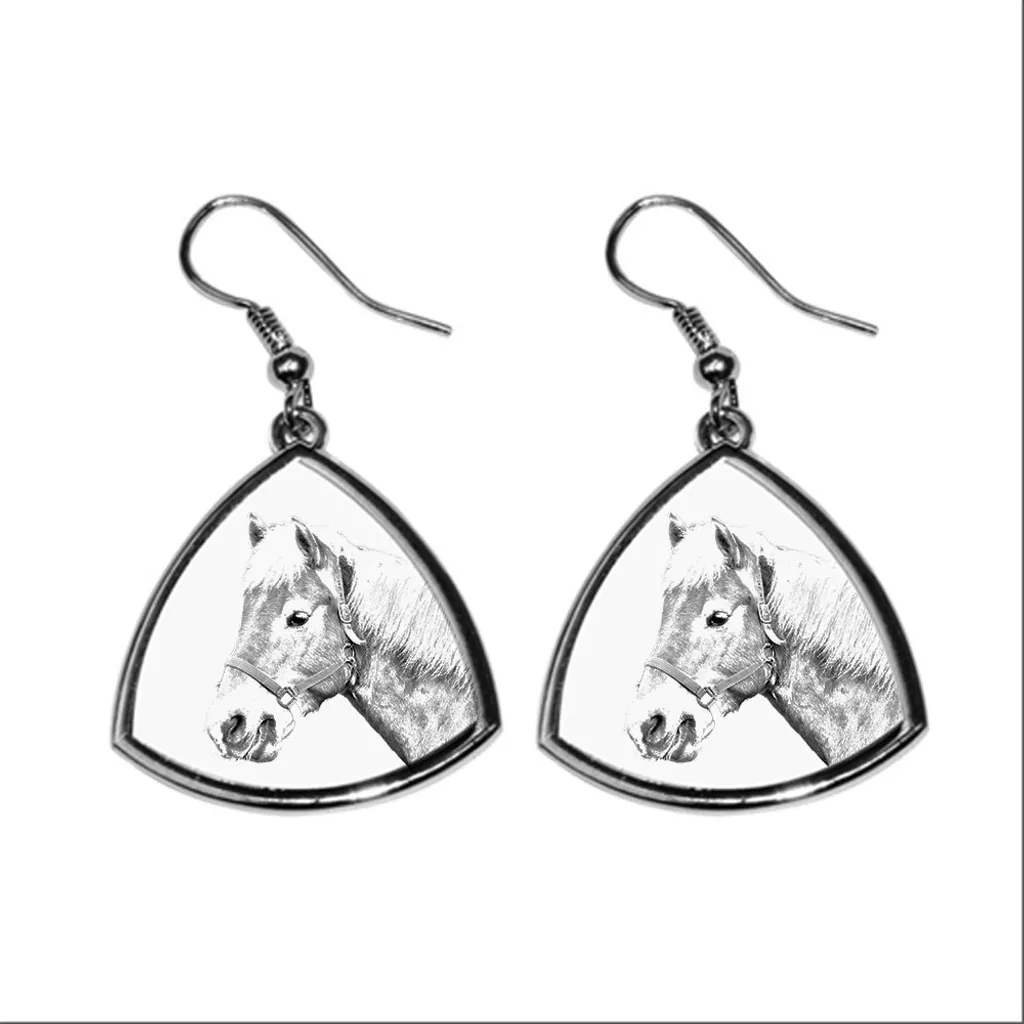 Orecchini Argento 925 Flpruy A Forma Di Cavallo - Design Elegante