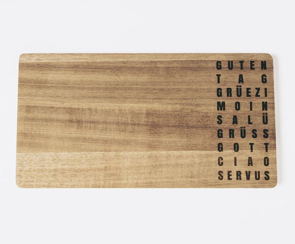 Brettchen "Guten Tag" mehrsprachig