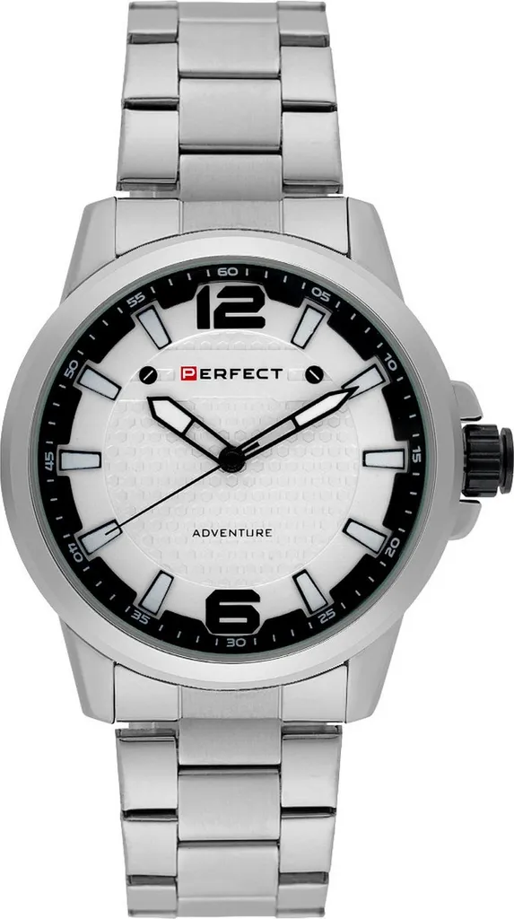 Orologio Maschile Perfect-PF00922: Design Minimalista e Acciaio Silver