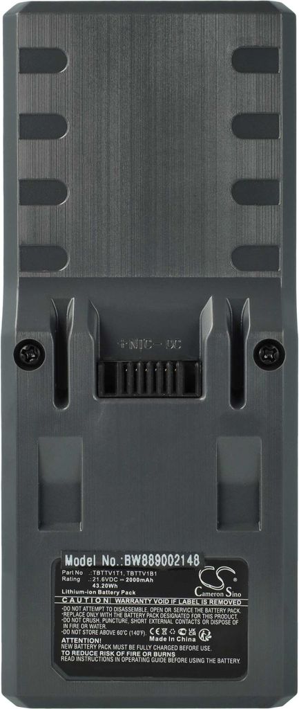 vhbw Akku kompatibel mit Hoover FD22L001, FD22RP001, FD22L, FD22HH001, FD22RP, FD22RA001, FD22RP011 Staubsauger (2000 mAh, 21,6 V, Li-Ion)