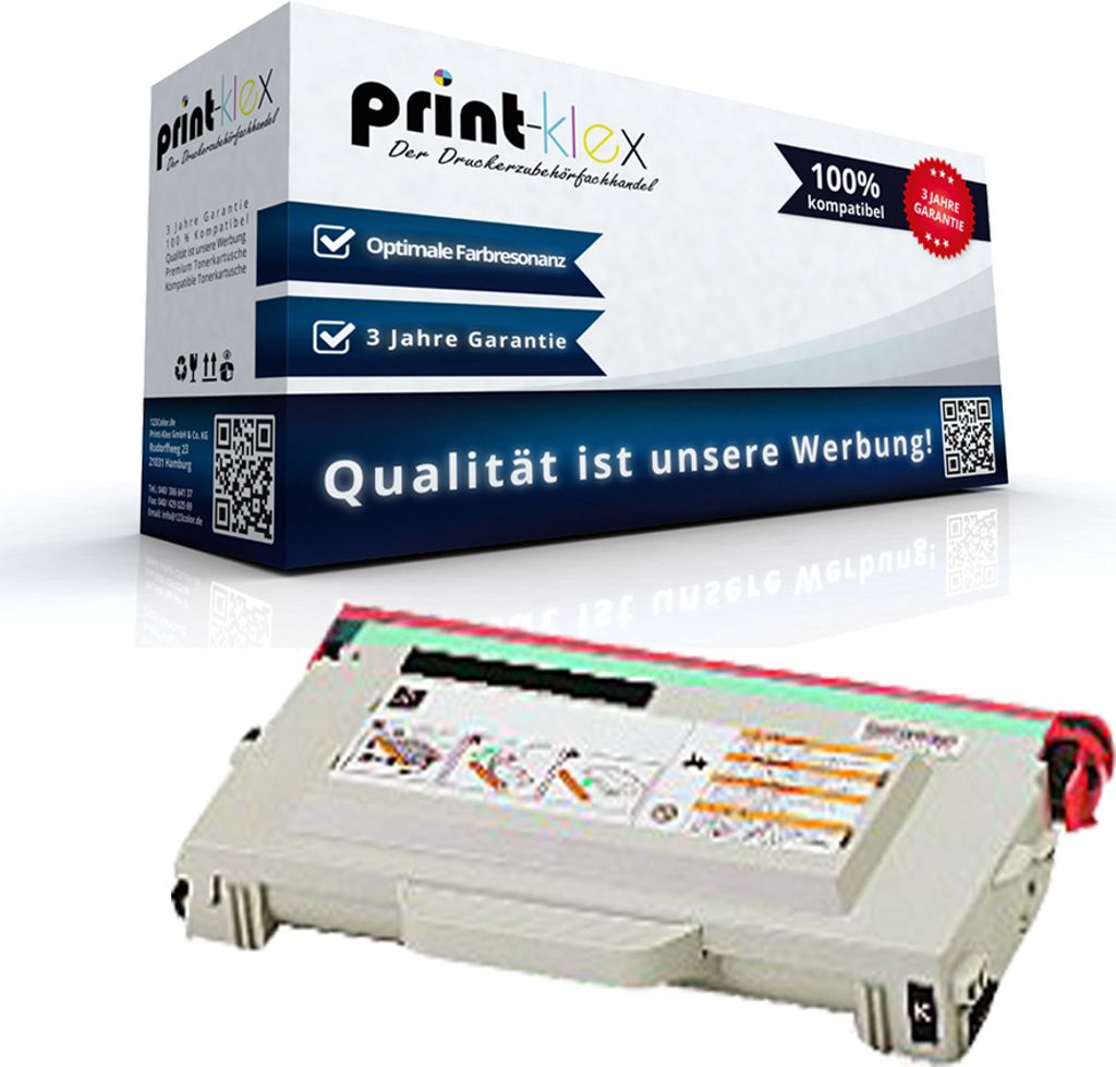 Kompatible Tonerkartusche für Lexmark OptraC510 OptraC510DTN OptraC510N OptraC510Series 020K1403 Schwarz Black - Office Line Serie