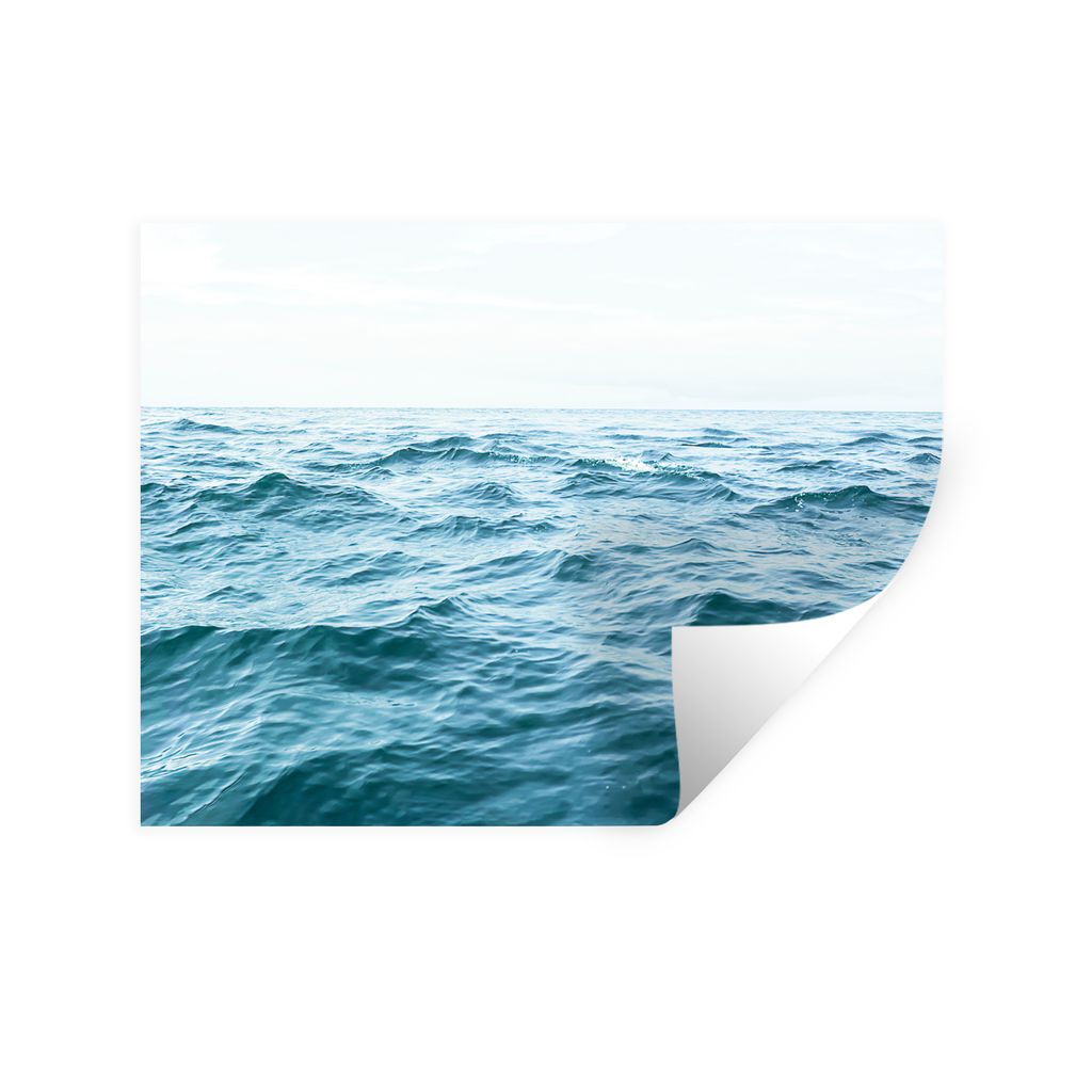MuchoWow Wandtattoo Wandsticker Wandaufkleber Meer - Wasser - Natur - Ozean 40x30 cm Selbstklebend und Repositionierbar - Faltenfrei