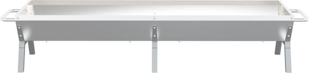 "Summerschlussverkauf"Grill Silbern 158x42x31 cm Edelstahl Produktbild 