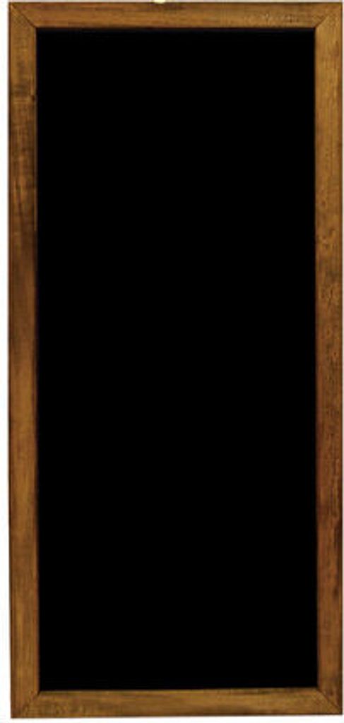 2x Wand-Kreidetafel dunkelbraun 56x120cm