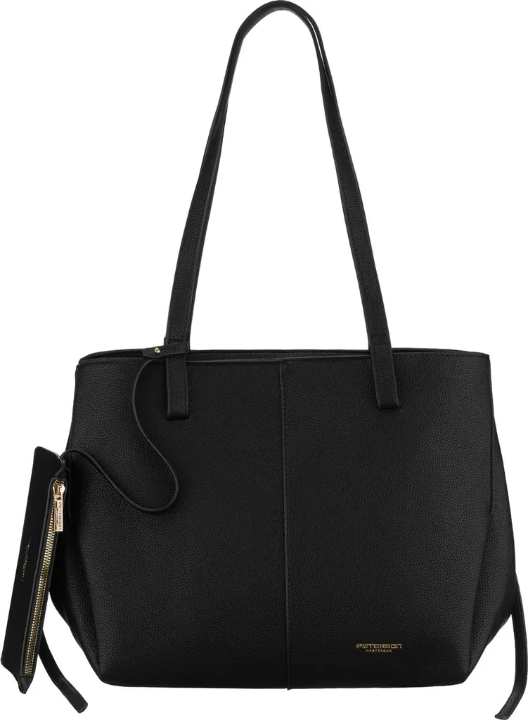 Borsa Peterson da Donna Pretive Nera: Raffinatezza in Vera Pelle