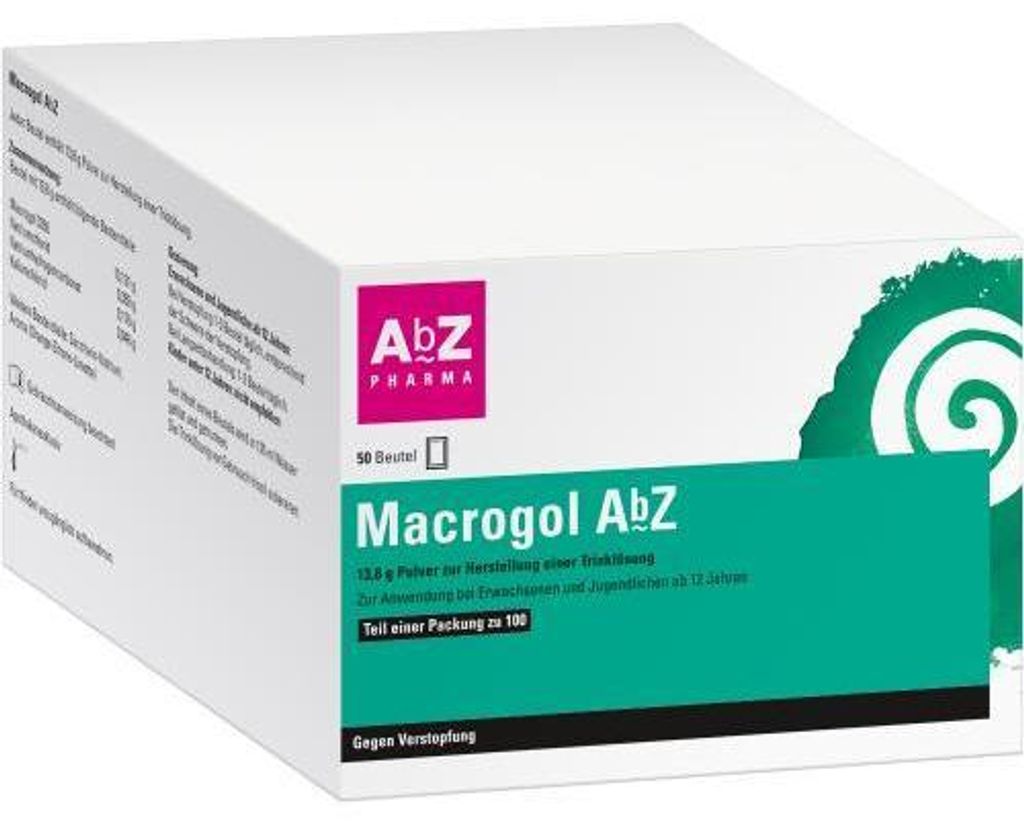 Macrogol Abz Plv.z.Her.e.Lsg.z.Einnehmen 100 St Produktbild 