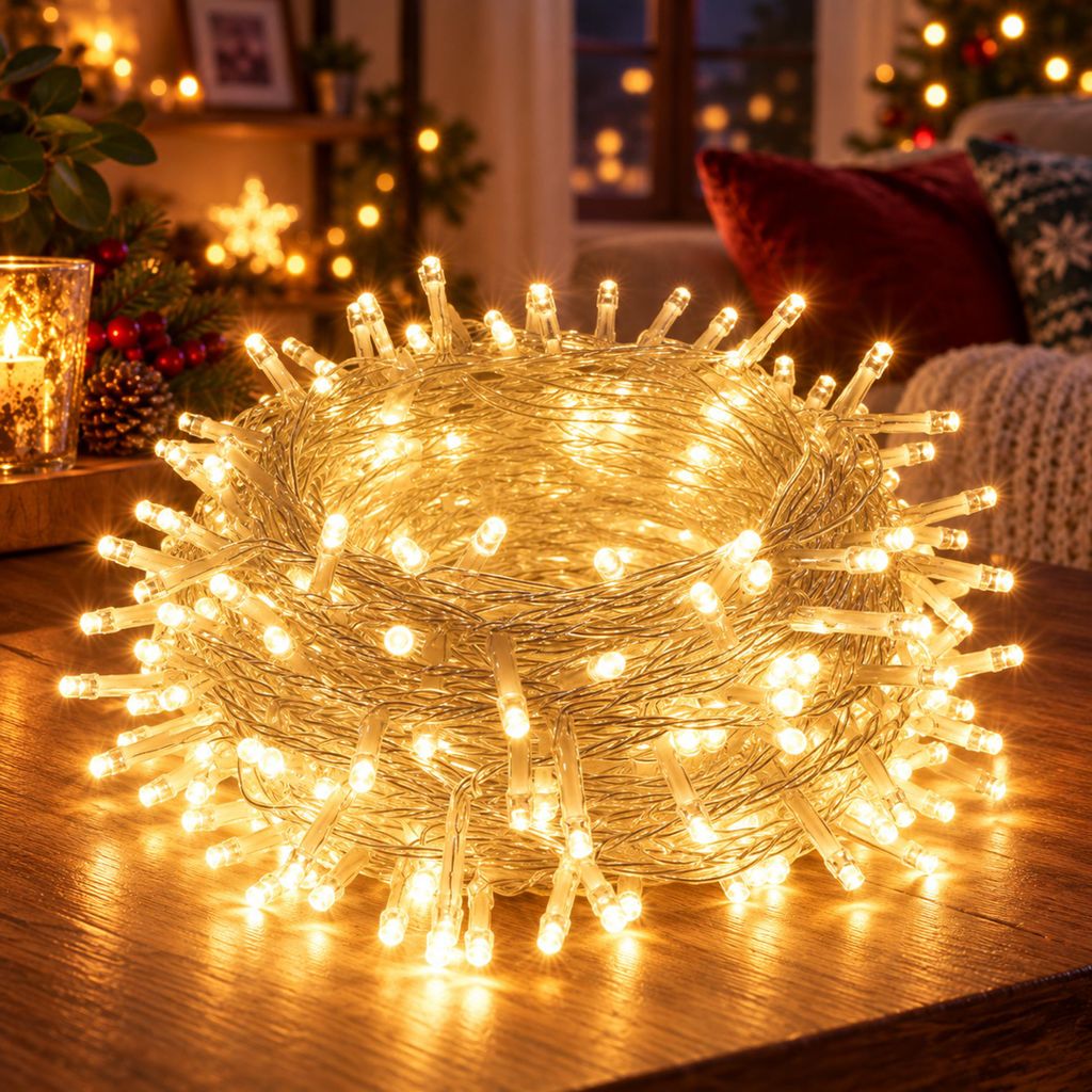 50M 400LEDs 8 režimov rozprávkové svetlá napájanie, Obrázok produktu 