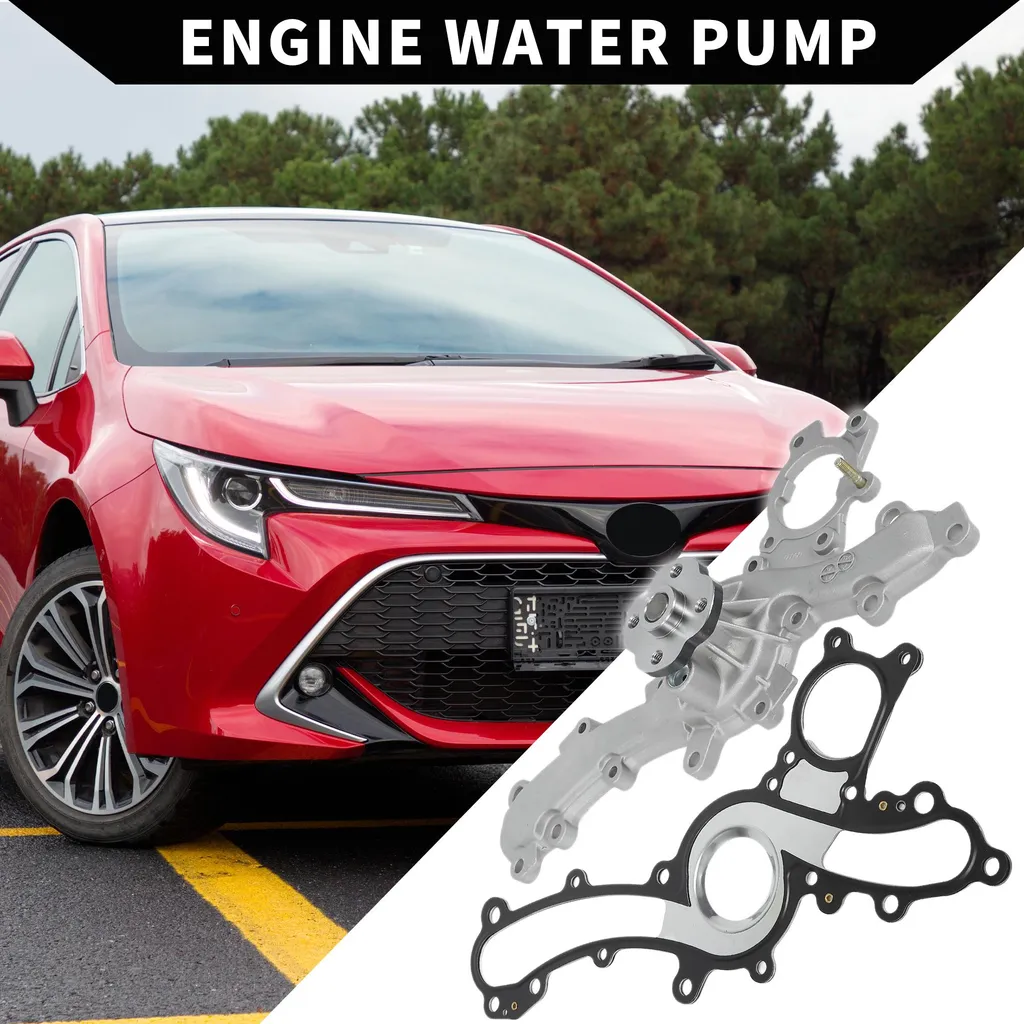 Pompe à eau durable 1610039615 en métal argent pour Lexus RC350 - 4