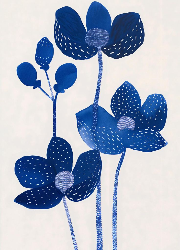 Plakat 39,5x55cm Nachtblumen