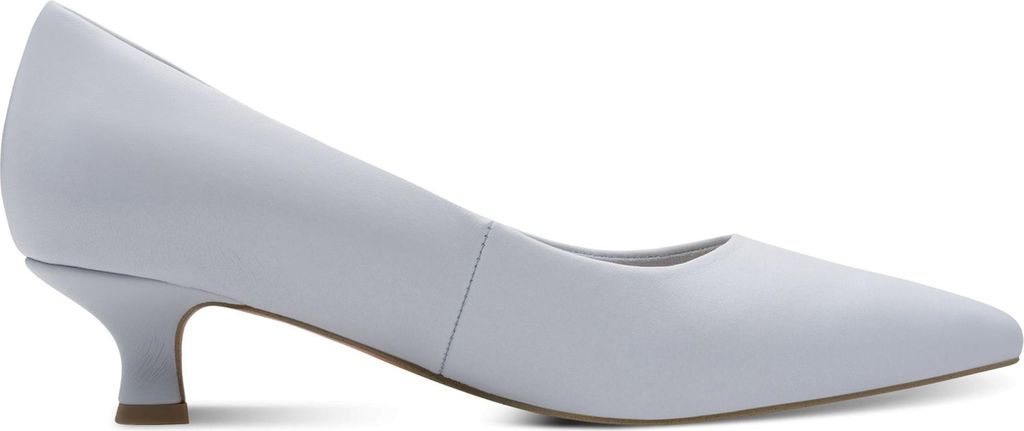 MARCO TOZZI Damen Pumps aus Leder mit Queenie Absatz 2-22331-44, Größe:39 EU, Farbe:Blau