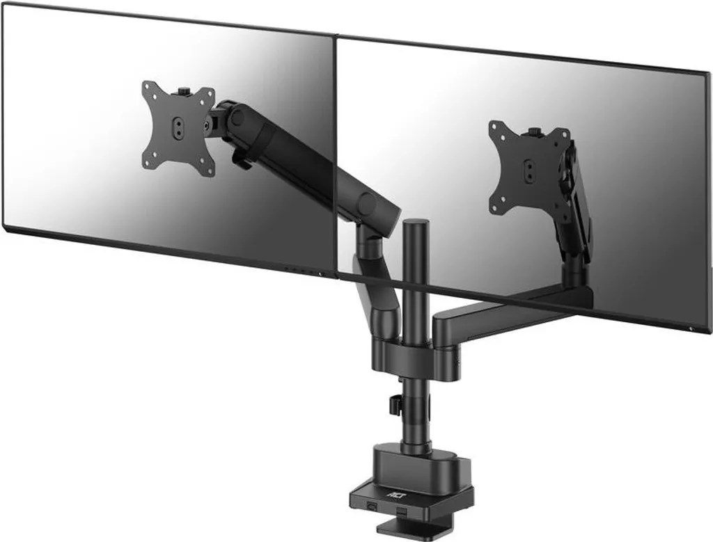 Bras de moniteur double bureau pour setup gaming et bureautique - 7