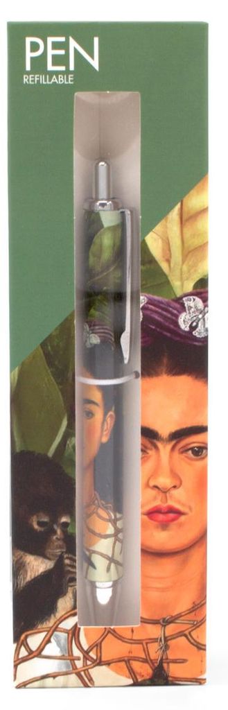 Museum Webshop – Balpen in doosje, Frida Kahlo, Zelfportret met doornenketting en kolibrie – Bild 1