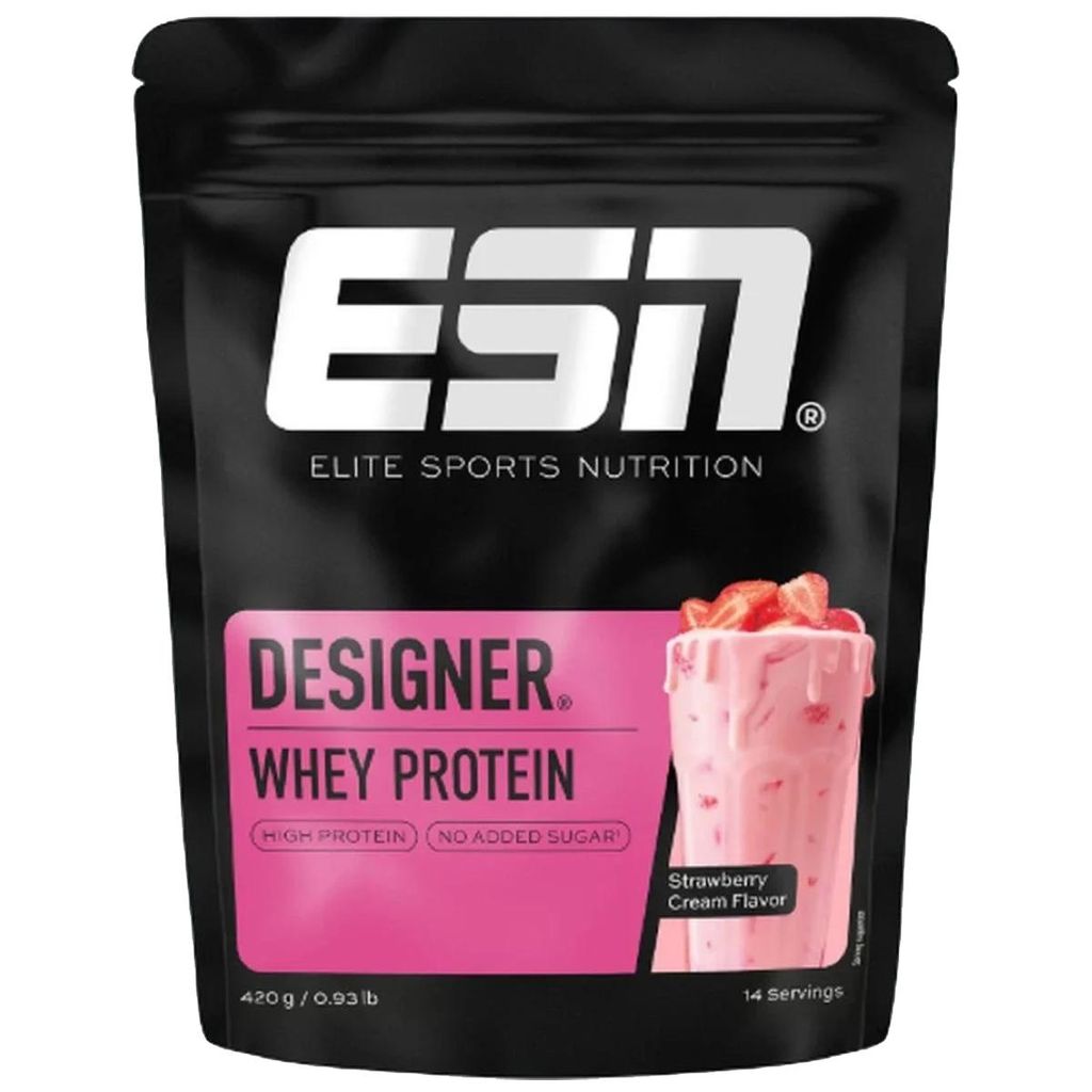 ESN Designer Whey 420g Dose - Strawberry Cream / 420g Produktbild 