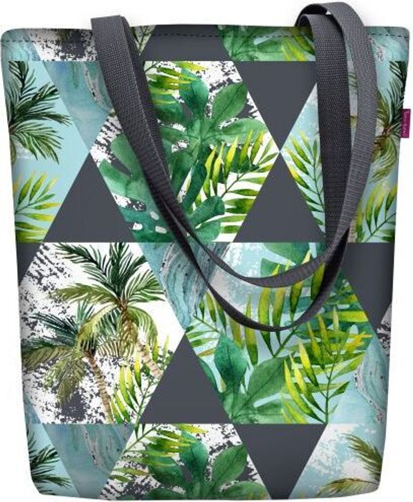 Bertoni Bedruckte Canvas-Tasche SUNNY 36x40 cm Umhängetasche - Florida