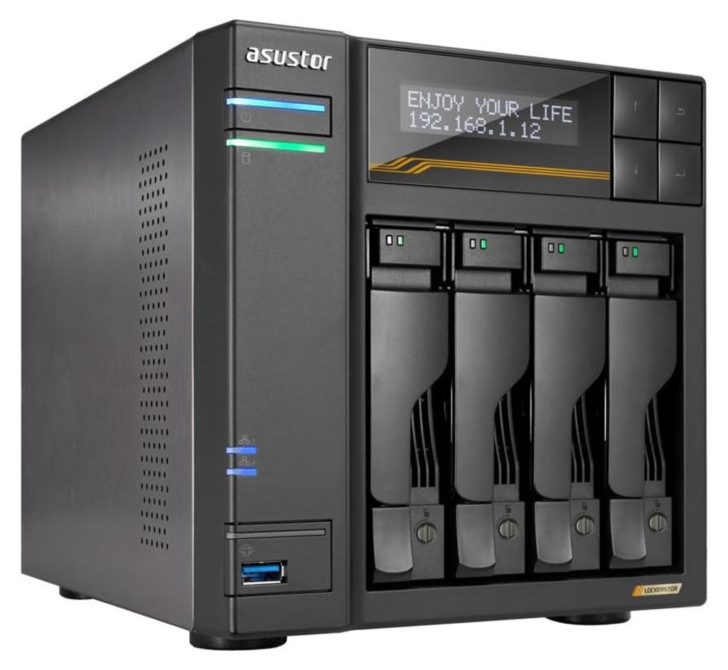 ASUSTOR AS6804T Gen3 Lockerstor 4 NAS System 4-bay (90-AS6804T00-MF30)