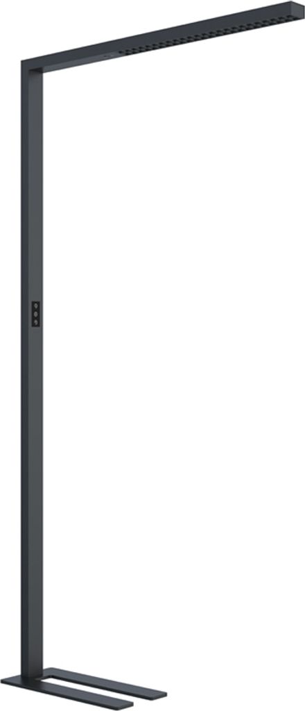 LED Stehleuchte Linus Schwarz Up & Down 80W 11000lm CCT 3000K-5700K UGR<6 Dimmbar + Bewegungssensor + Tageslichtsensor