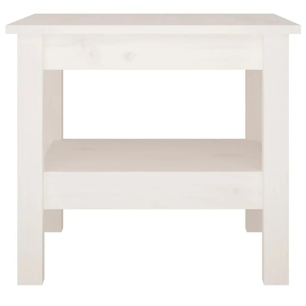 Best Möbel Tavolino Bianco 45 x 45 x 40 cm Pino massiccio - Tavolini CL6115959 1pacco - 3
