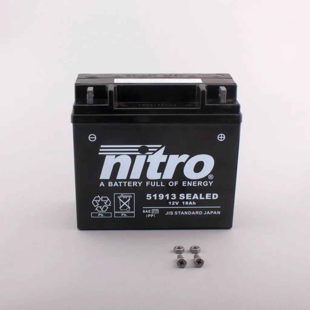 Batterie de Démarrage 12V 20Ah Gel Nitro 51913 pour Sport Mécanique