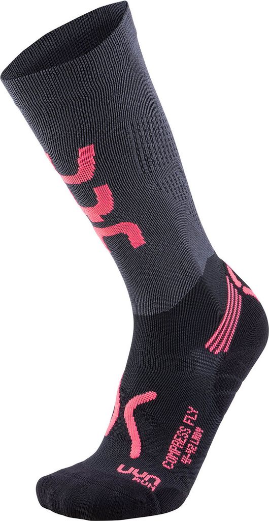 UYN LADY RUN COMPRESSION FLY SOCKS Coral/Black 41/42
