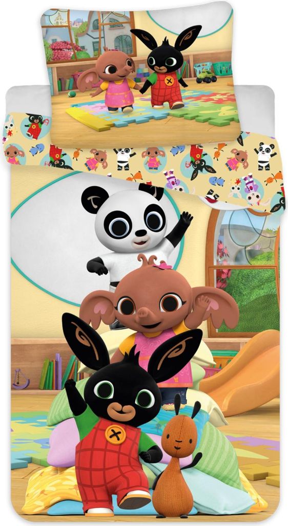 Bing & friends Bettbezug all friends 140 x 200 cm - 70 x 90 cm