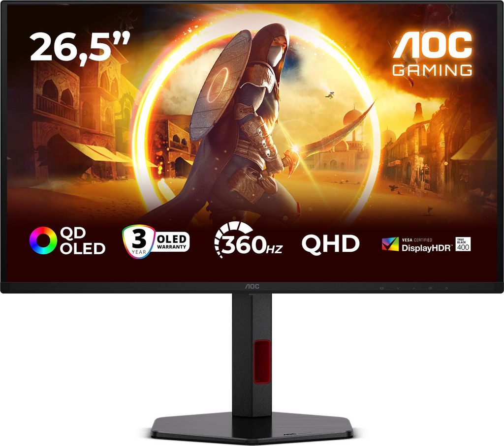 AOC G4 Q27G4SDR, 67,3 cm (26.5"), 2560 x 1440 Pixel, Quad Produktbild 