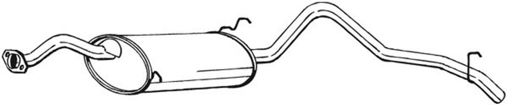 Bosal Endschalldämpfer 285-003