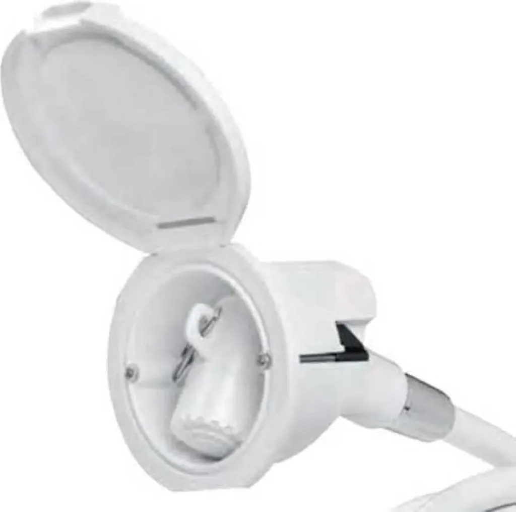 Plastimo Doccia Esterna Barca Design Rotondo Bianco - Comfort in Coperta