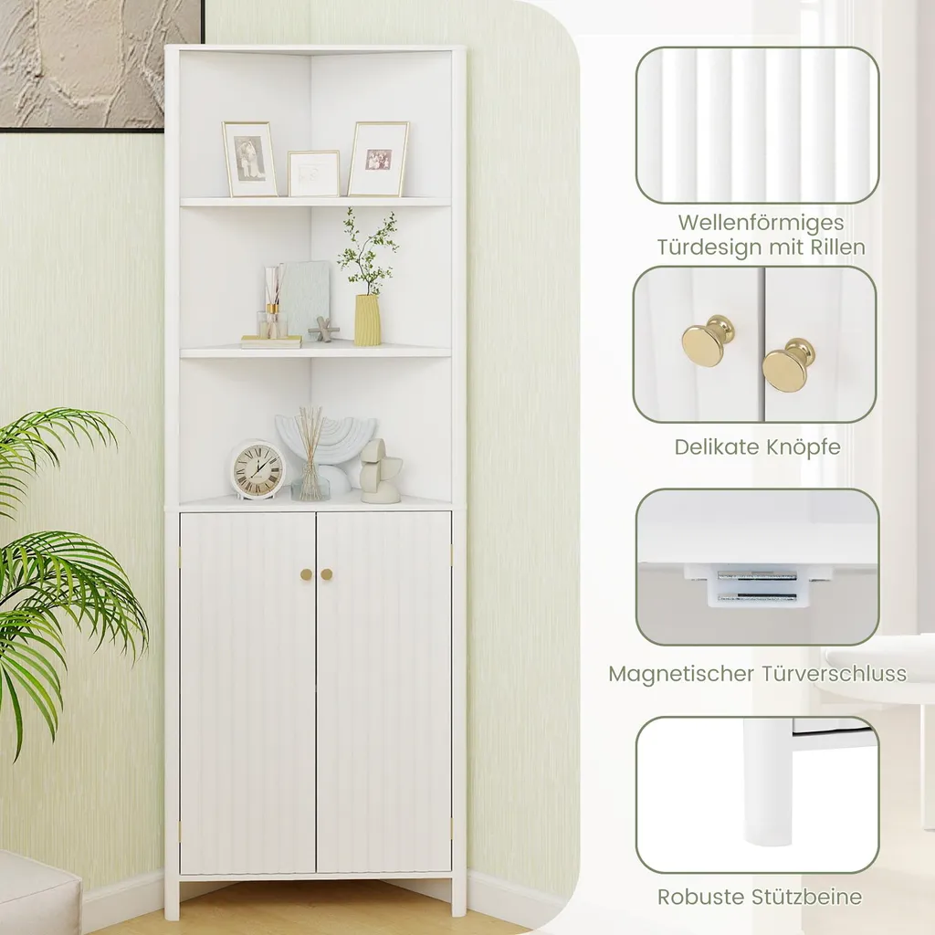 Solution rangement angle cuisine 172,5 cm pour désencombrer l'espace
