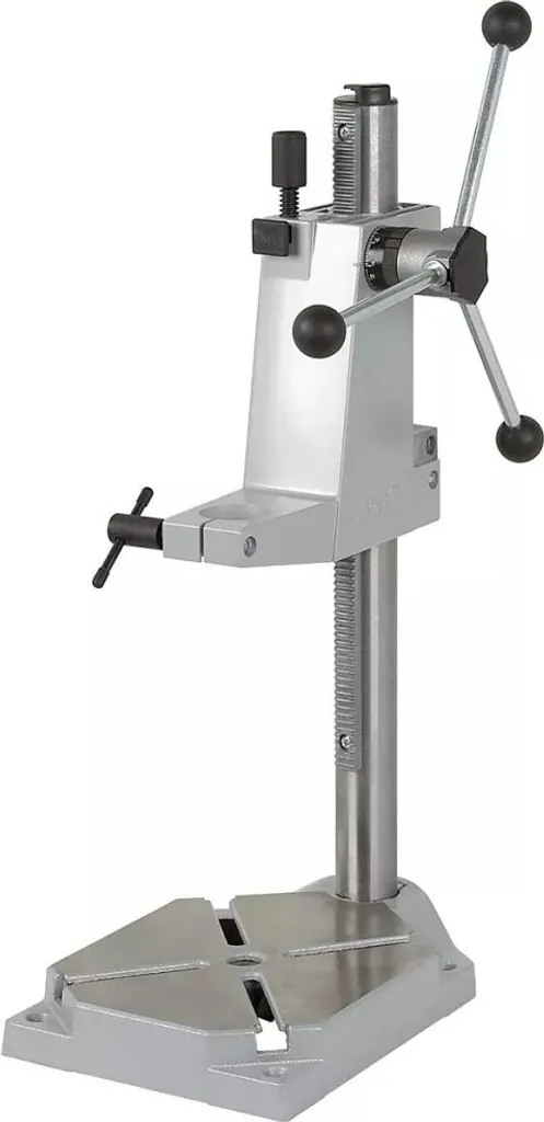 Wolfcraft GmbH 1 Supporto per trapano, supporto per trapano, 4,3 cm, 8 cm, 30,5 cm, alluminio, alluminio pressofuso
