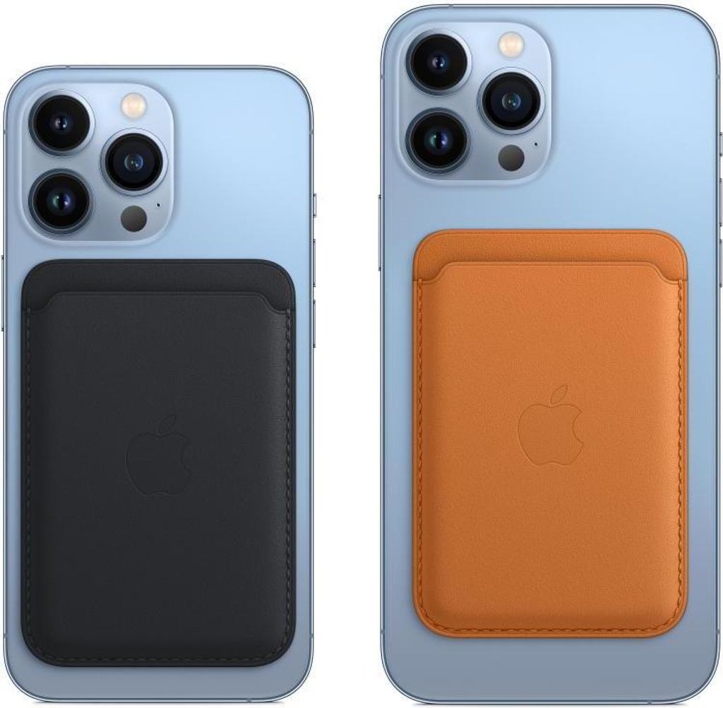 Apple iPhone Leather Wallet for MagSafe A2688 Midnight Neu Produktbild 4