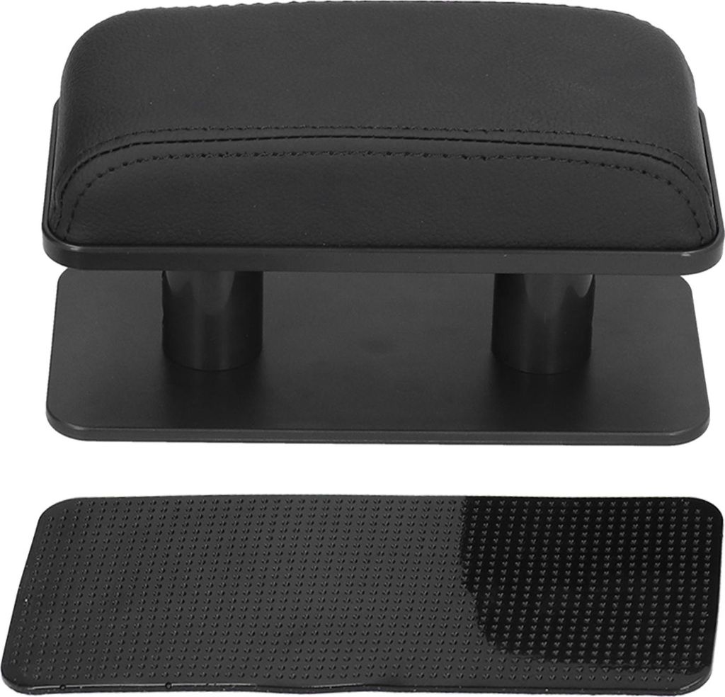 Auto einstellbare Armlehre linke Ellbogen -Stützklasse Bracket Pad Antifatigue Antislip Automobile Inside Modification (Black Black Edge)