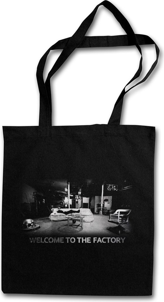 Urban Backwoods Welcome To The Factory, Stofftasche, Farbe: Schwarz