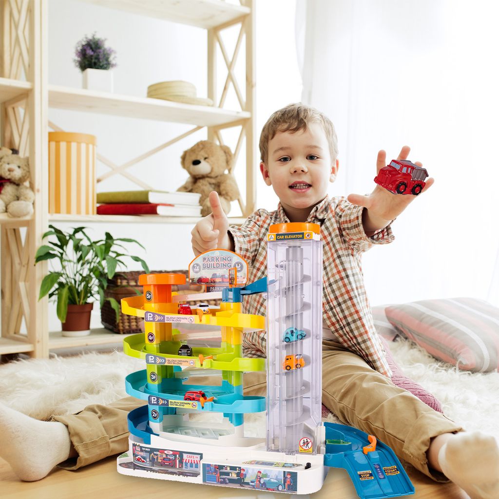 Predolo Interaktives Auto-Parkhaus-Spiel Mit Sound Und Licht - Perfekt