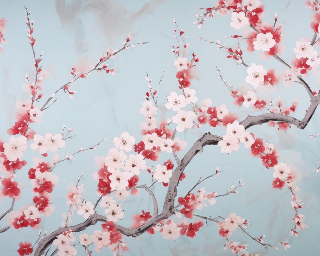 Plakat 50x40cm Kirschblüte