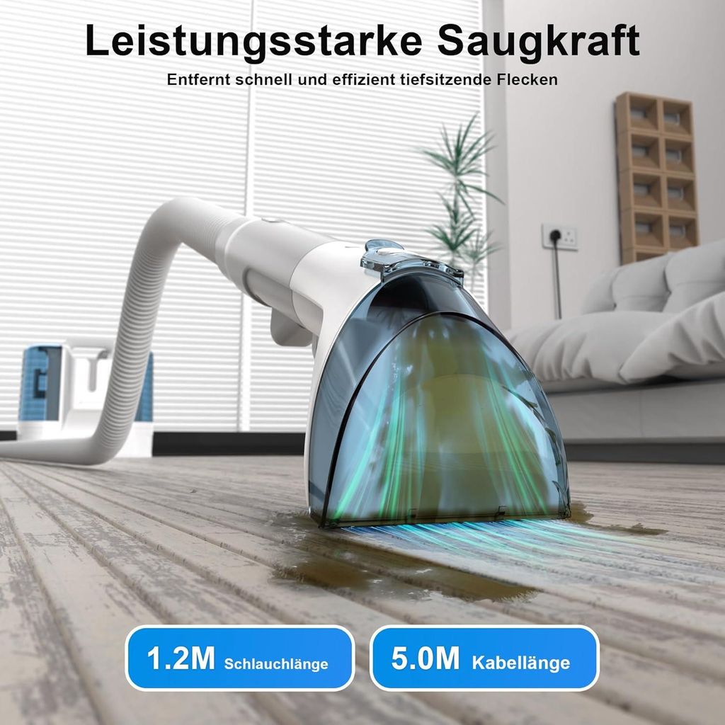 Polsterreiniger, Waschsauger mit Reinigungsmittel