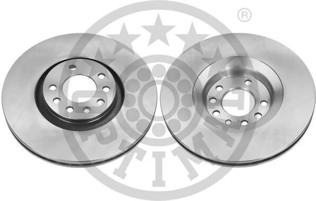2x Disques de frein avant Optimal BS-8612HC pour Opel Zafira B 321mm